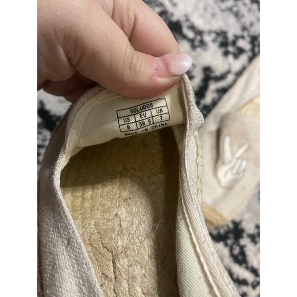 Soludos x Madewell Hand Jive Platform Espadrilles Women's Size 9 - Picture 5 of 6